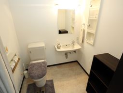 清潔なトイレと洗面台