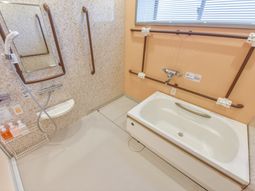 安全な浴室設備