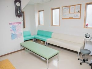明るい休憩室  