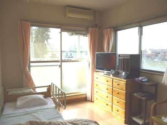 日差しの入る居室