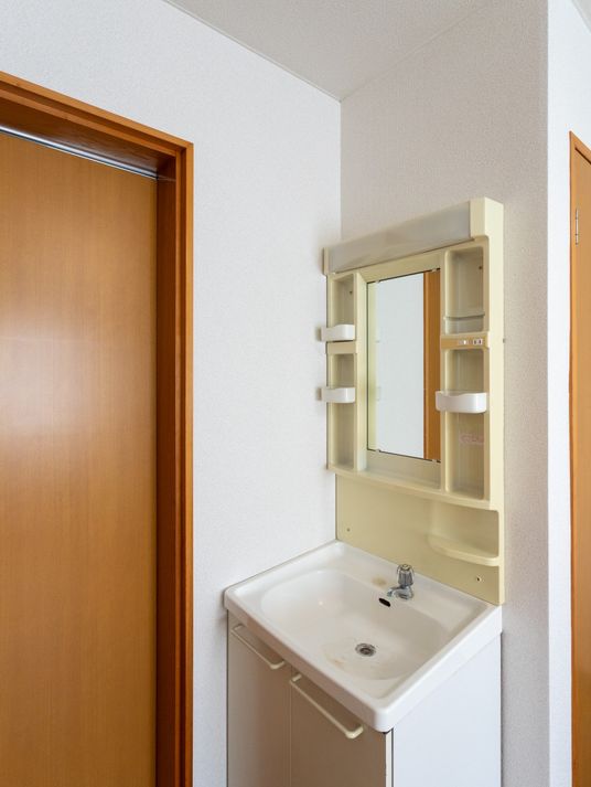 シンプルな洗面台