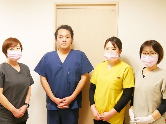 スタッフ集合の廊下
