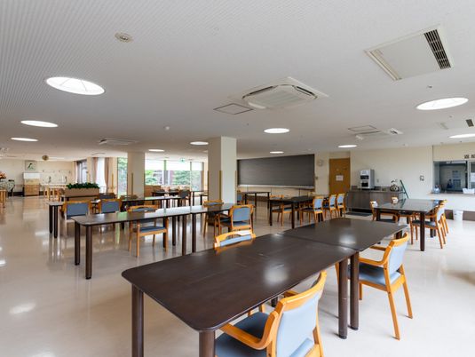 広々とした食堂