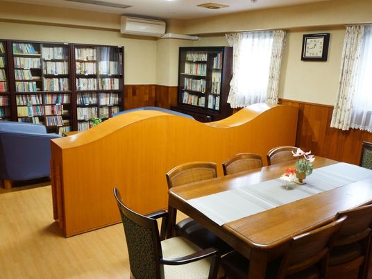 快適な図書コーナー