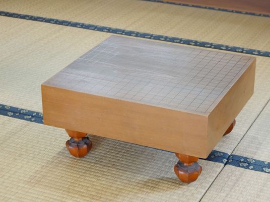和室の低いテーブル