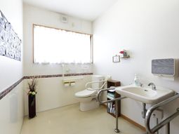 清潔なトイレ設備