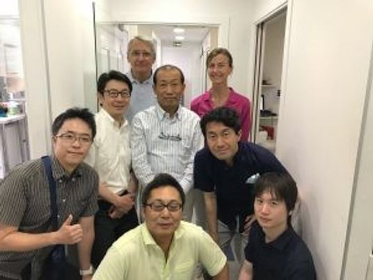 職員集合の廊下  