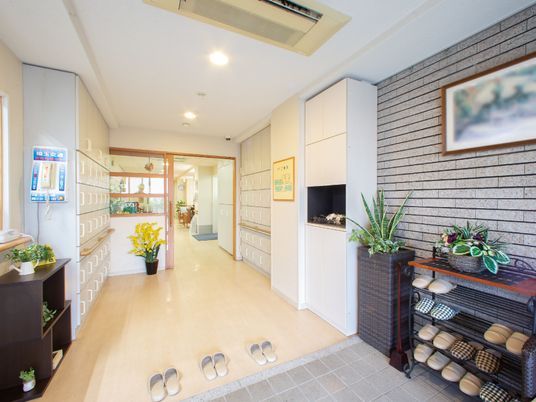 エントランスの居心地の良い空間