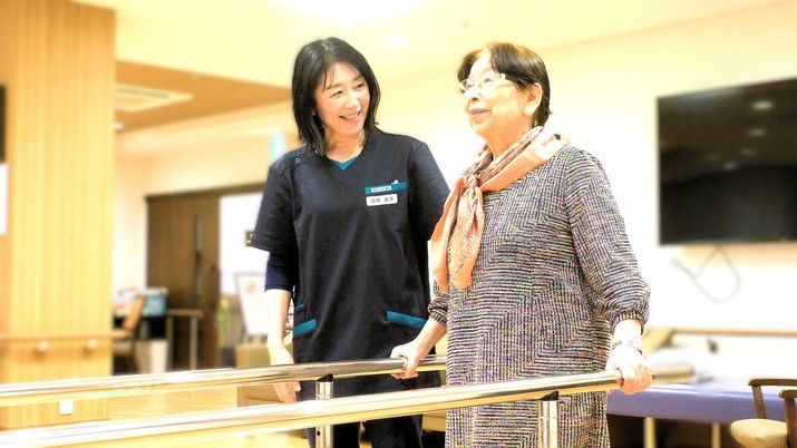訓練室での様子
