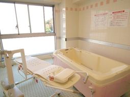 バリアフリーの入浴設備