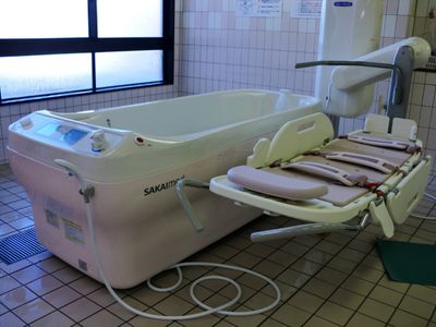 快適な入浴体験の浴室