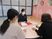 面談中の多目的室  