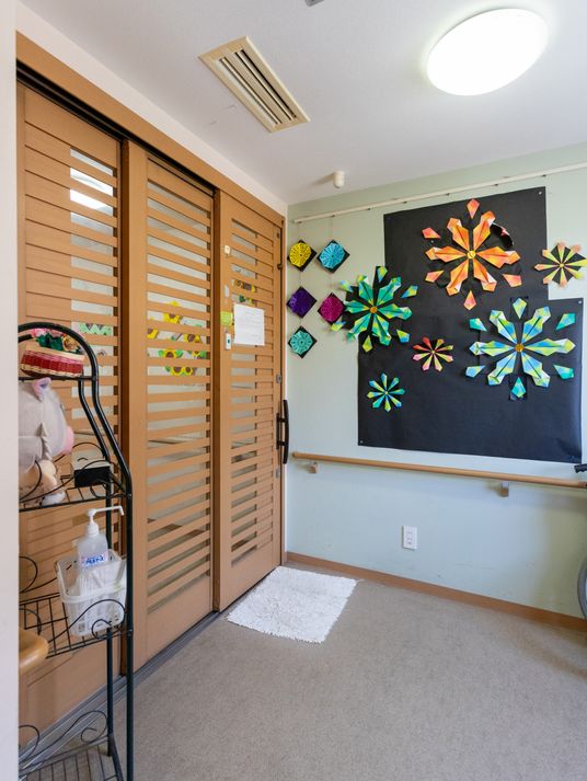 明るいエントランス