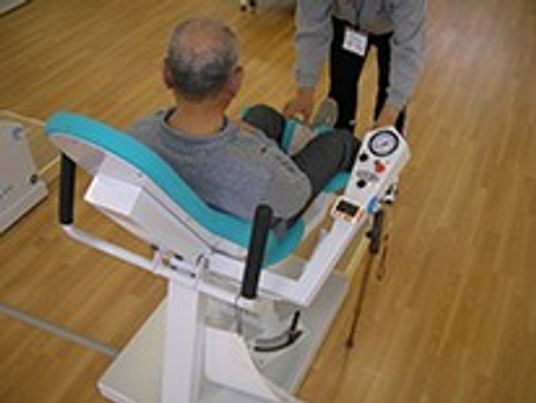 訓練中の様子　機能訓練室