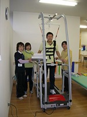 利用者のトレーニング風景