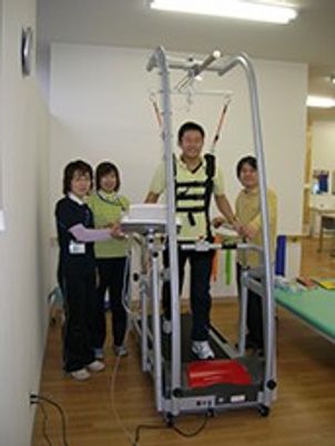 利用者のトレーニング風景