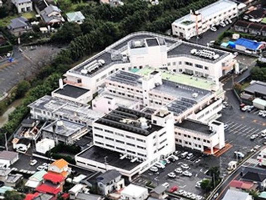 上空から見た施設外観  