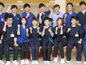 スタッフ集合のリハビリ室  