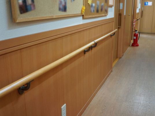 きれいな廊下の一角