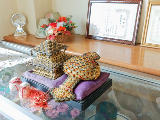 日本の伝統工芸品展示