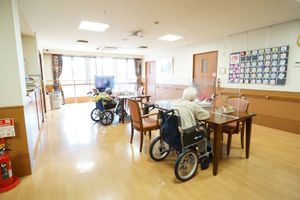 車椅子利用者の食堂