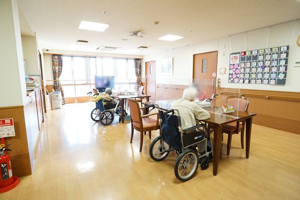 車椅子利用者の食堂