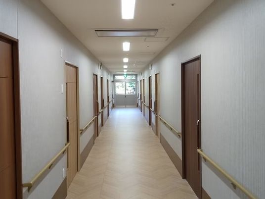 明るい廊下