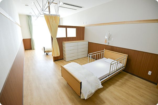 ベッドのある居室