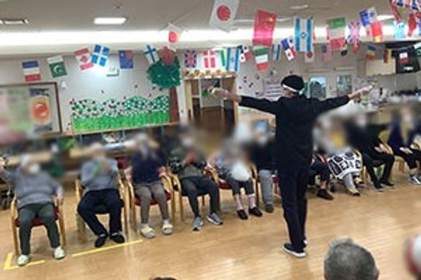 交流を楽しむホール