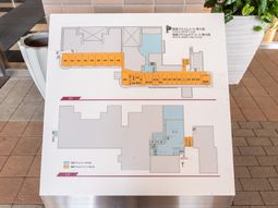 案内図を示す掲示物