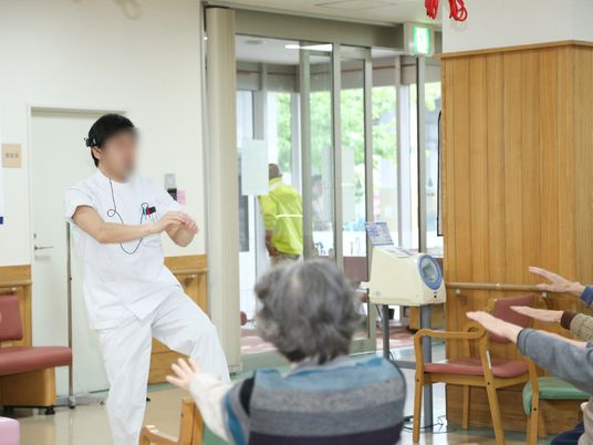 活気ある機能訓練室