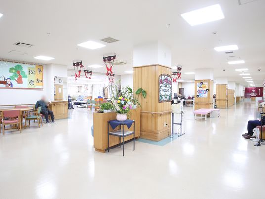 広々とした共用スペース