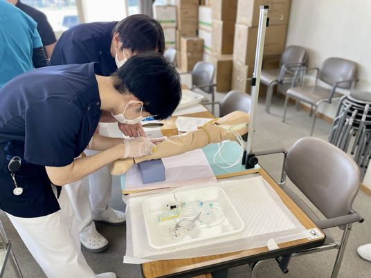 機能訓練の実習室  
