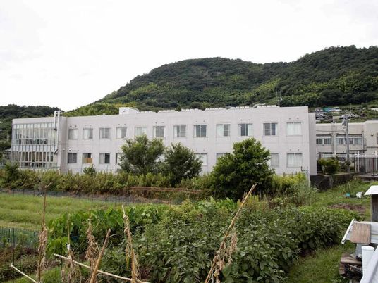緑に囲まれた施設外観  
