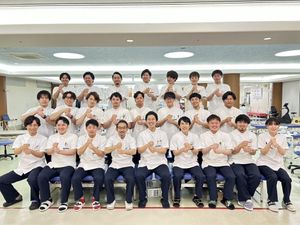 スタッフ集合の機能訓練室  