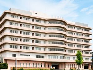 曲線外観の建物  