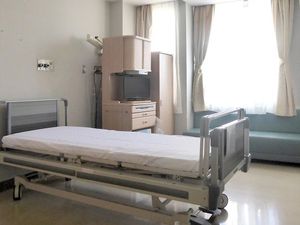 ベッドがある居室  