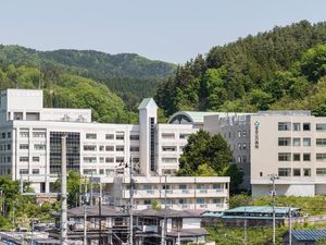 山あいの施設外観です  
