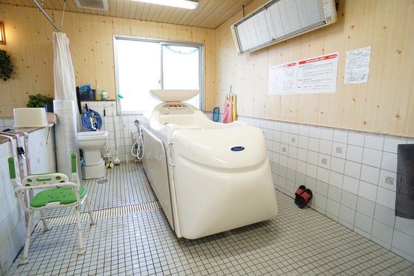 清潔な浴室設備