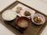 バランスの取れた食事セット