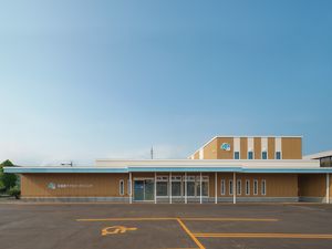 木目調の建物外観  
