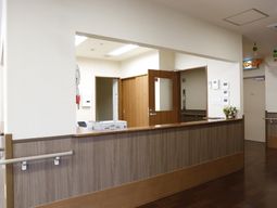 清潔な受付カウンター