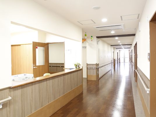 清潔な廊下の一部
