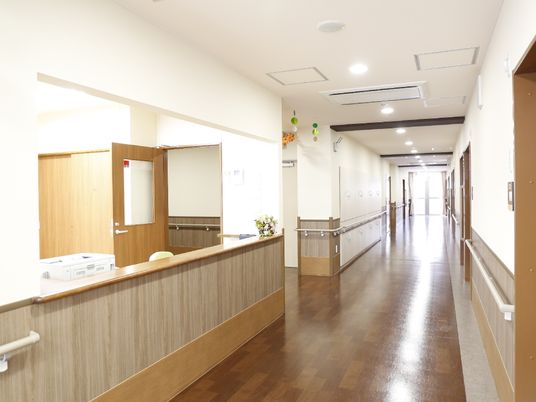 清潔な廊下の一部