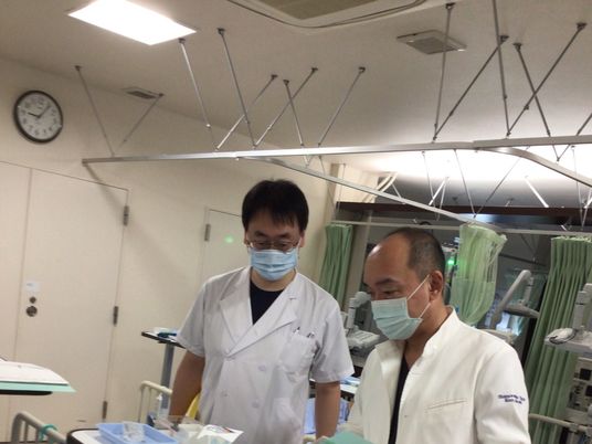 医療従事者の機能訓練室  