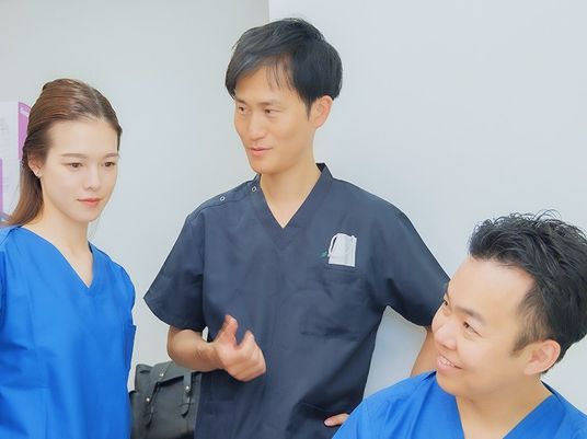 スタッフの打ち合わせ  