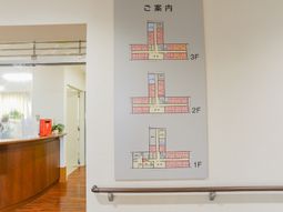 建物の間取り図掲示