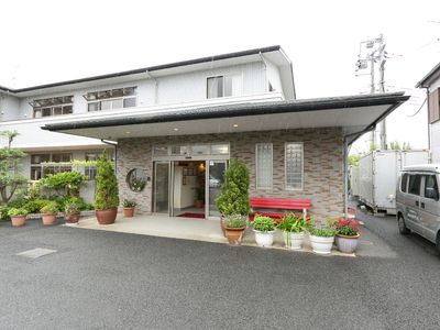 ゆったりしたエントランス