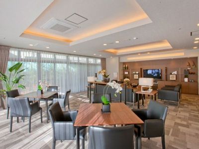 共有スペースの落ち着いた空間