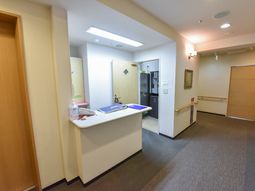 廊下にある手洗いスペース